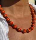 Collier Caliza - orange