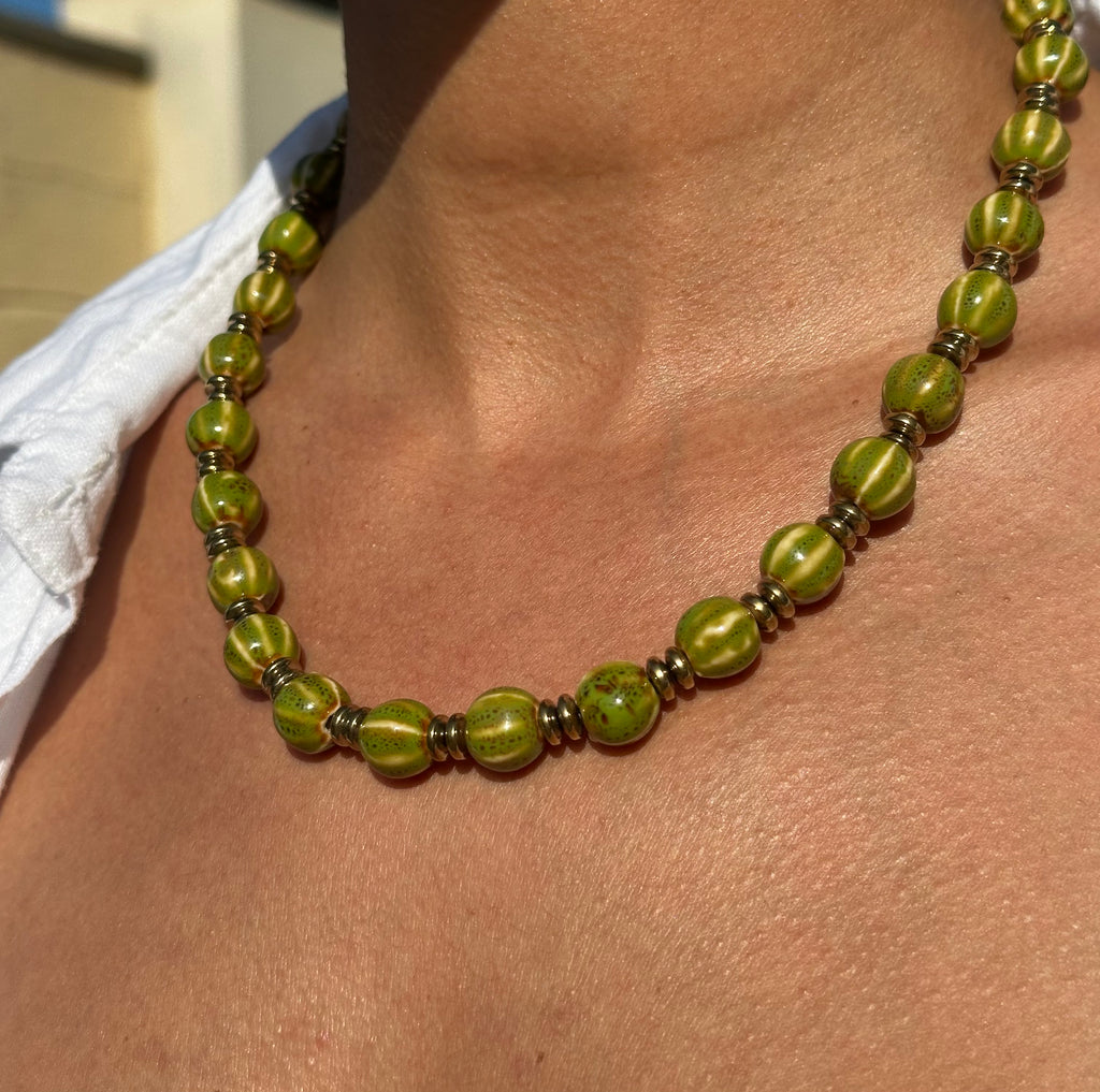 Collier Caliza - vert