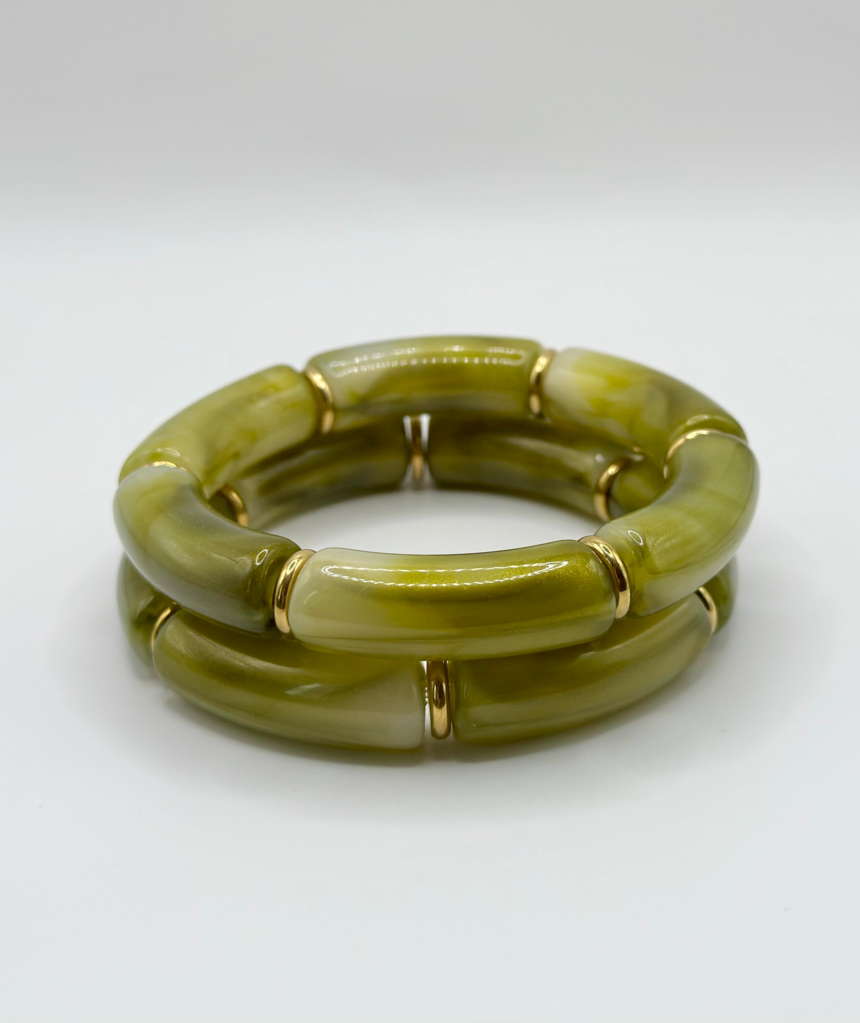 Bracelet Alma Olive x2