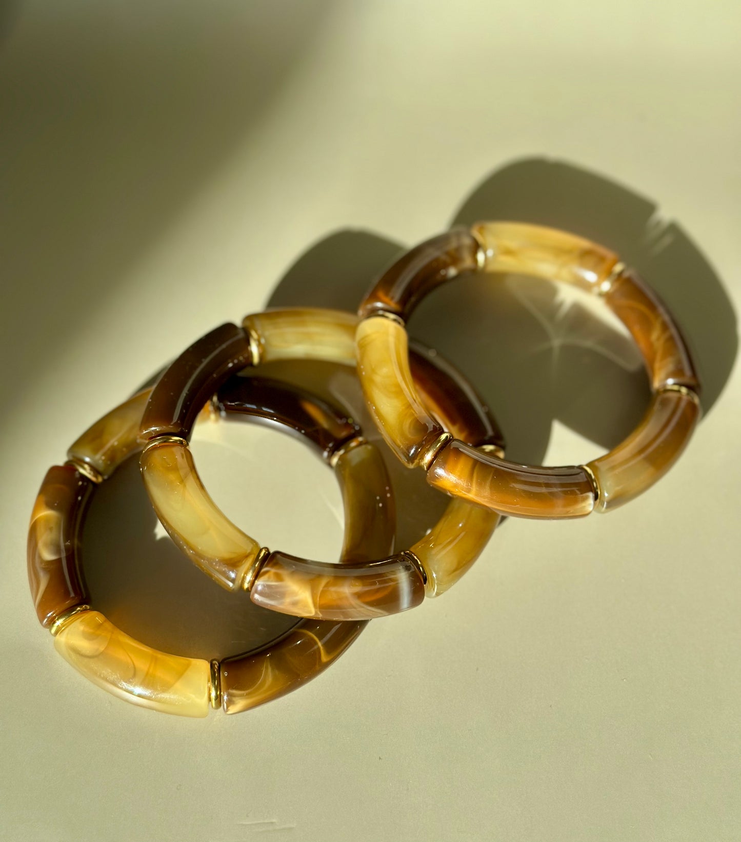 Bracelet Alma ébène x3