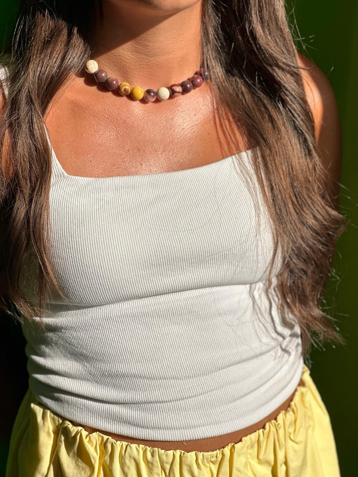 Collier Mookaïte